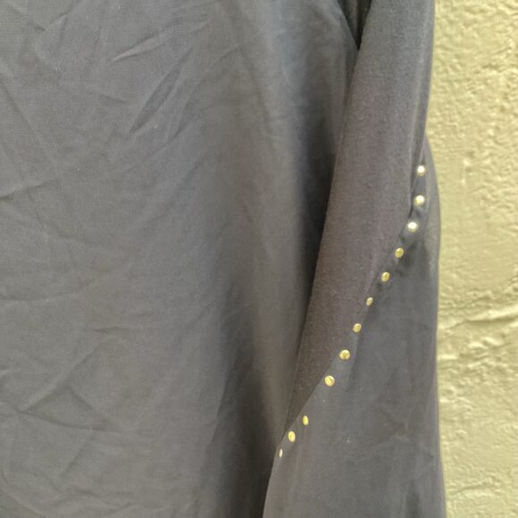 Black studded Melissa Paige woman’s plus top - Picture 5 of 7